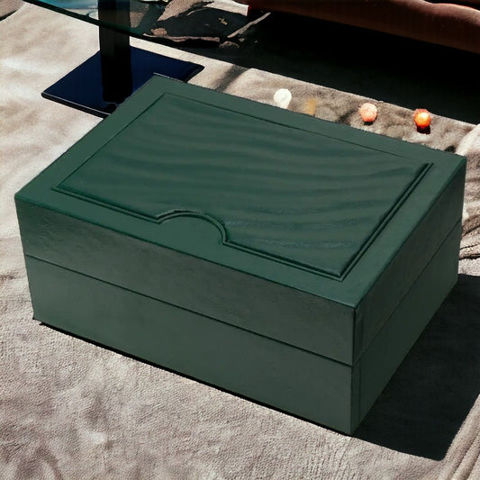 Astuccio Orologio Verde Onde 180x130x75 mm