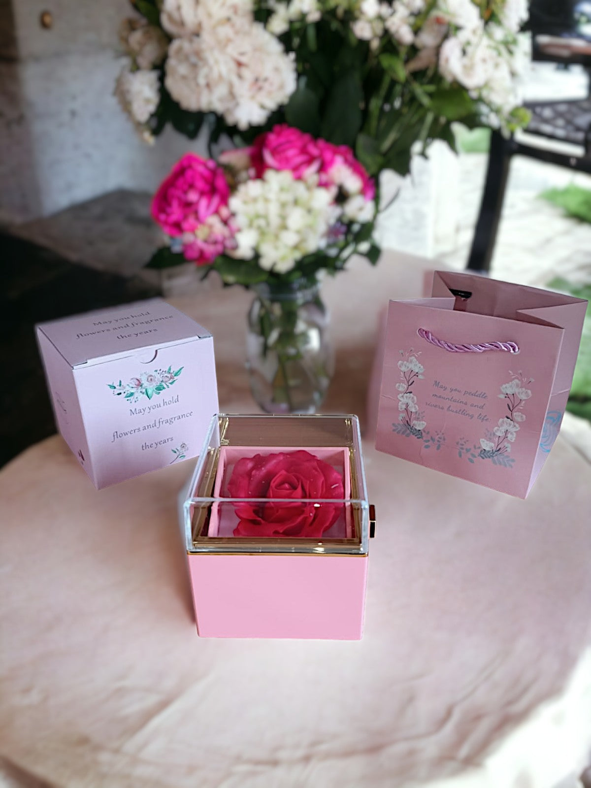 Rosa Girevole Anello/Pendente