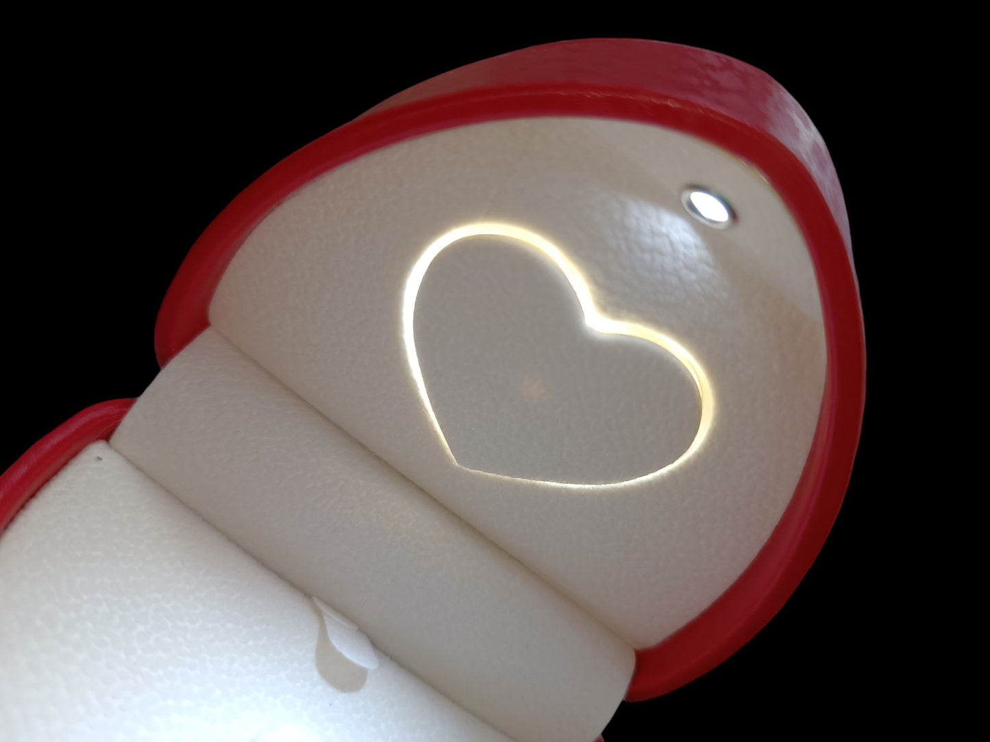 Anello/Pendente/Orecchini Heart Led