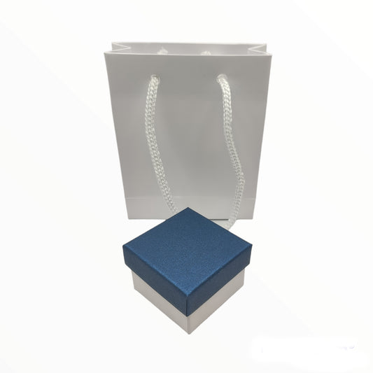 Florence Blue Ring 65x65x40 mm